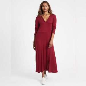 Banana Republic Ribbed Knit Midi Dress